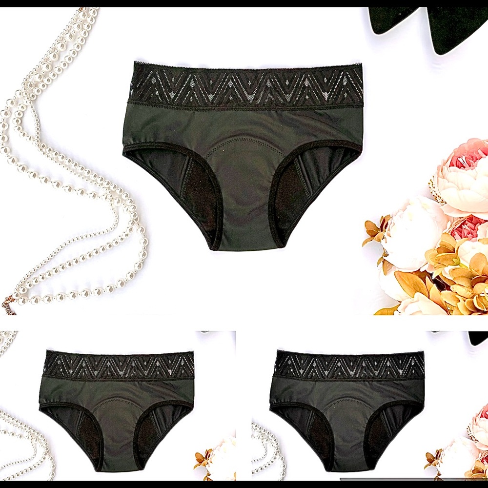 Period Underwear 3Pack | Absorbs 5 Tampons Worth of Fluid | S - 2XL